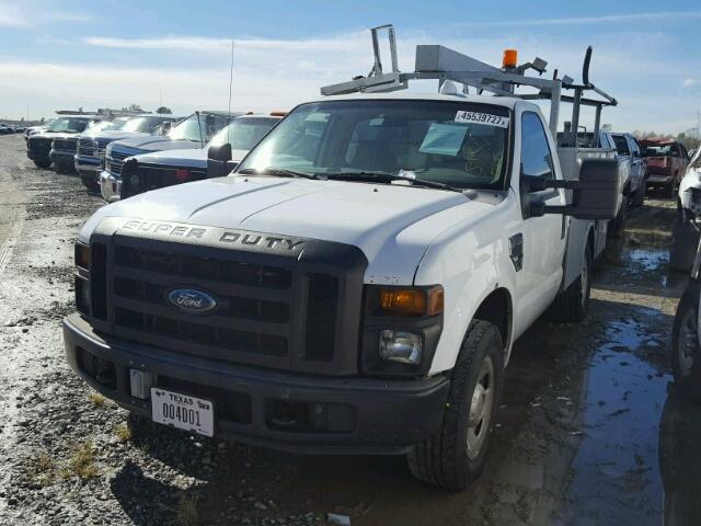 1FDSF305X8EC32720 - 2008 FORD F350 SRW S WHITE photo 2