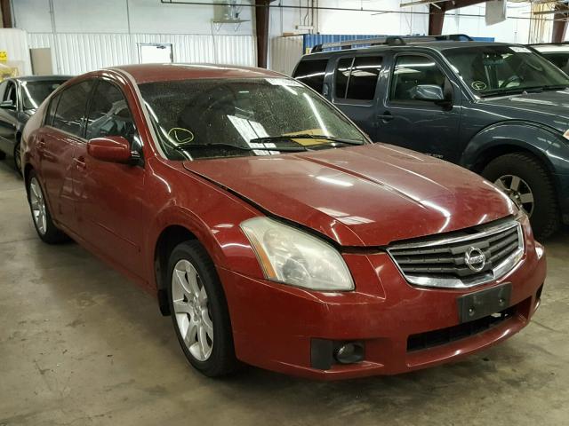 1N4BA41E97C813147 - 2007 NISSAN MAXIMA SE MAROON photo 1