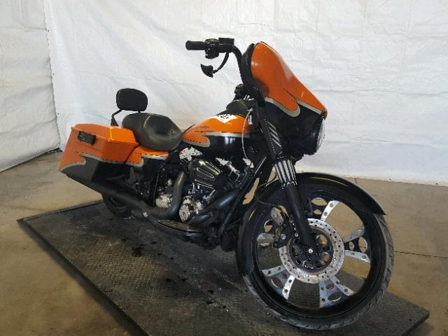 1HD1KBM18DB635554 - 2013 HARLEY-DAVIDSON FLHX STREE ORANGE photo 1