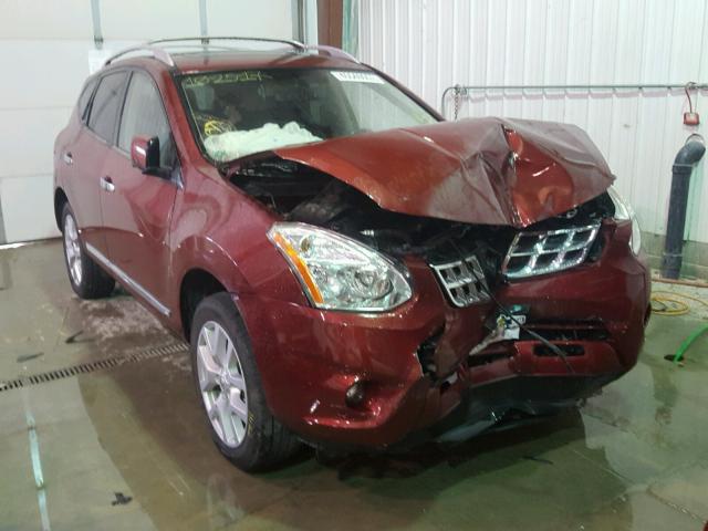 JN8AS5MV0CW372543 - 2012 NISSAN ROGUE S MAROON photo 1