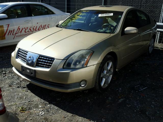 1N4BA41E14C886685 - 2004 NISSAN MAXIMA SE GOLD photo 2