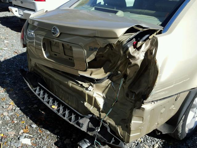 1N4BA41E14C886685 - 2004 NISSAN MAXIMA SE GOLD photo 9