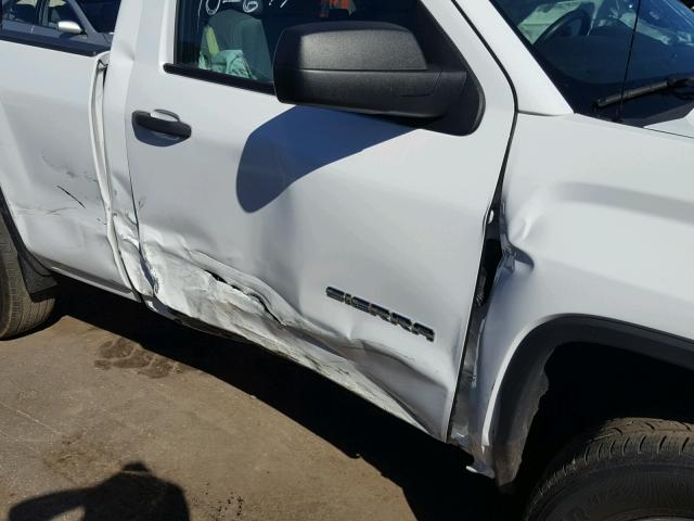 1GTN1TEH8FZ318584 - 2015 GMC SIERRA C15 WHITE photo 9