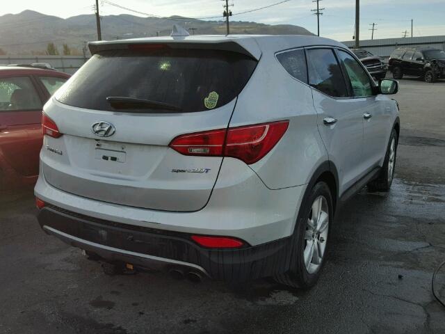 5XYZW3LA2DG081546 - 2013 HYUNDAI SANTA FE S Gümüş foto 4