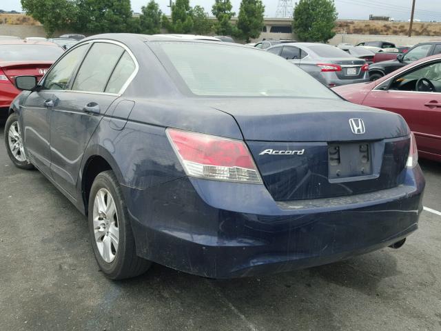 JHMCP264X8C070595 - 2008 HONDA ACCORD LXP BLUE photo 3