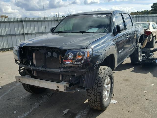 3TMJU62NX6M017947 - 2006 TOYOTA TACOMA DOU BLACK photo 2