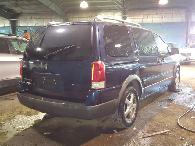 1GMDV33L05D253762 - 2005 PONTIAC MONTANA SV BLUE photo 4