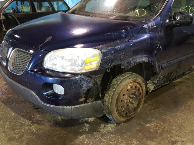 1GMDV33L05D253762 - 2005 PONTIAC MONTANA SV BLUE photo 9