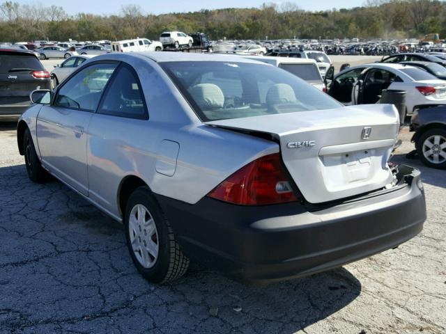 1HGEM22523L058923 - 2003 HONDA CIVIC LX SILVER photo 3