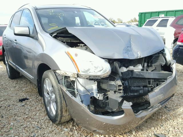 JN8AS5MT2BW163723 - 2011 NISSAN ROGUE S GRAY photo 1