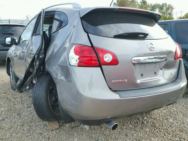 JN8AS5MT2BW163723 - 2011 NISSAN ROGUE S GRAY photo 3