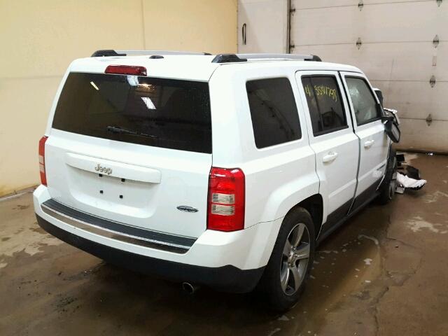 1C4NJPFA4HD202002 - 2017 JEEP PATRIOT LA WHITE photo 4