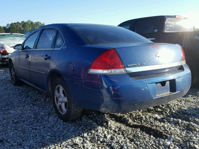 2G1WB58K169404875 - 2006 CHEVROLET IMPALA LS BLUE photo 3