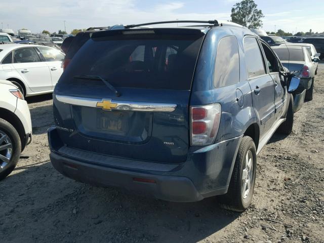 2CNDL73F166064061 - 2006 CHEVROLET EQUINOX LT BLUE photo 4