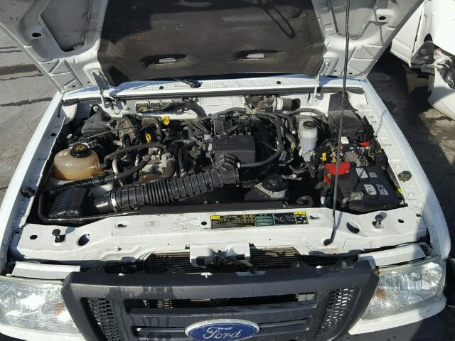 1FTKR1AD5APA21845 - 2010 FORD RANGER WHITE photo 7