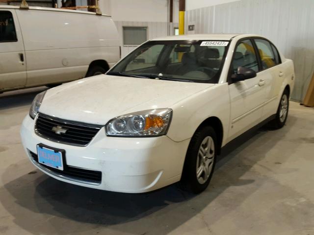 1G1ZS518X6F195123 - 2006 CHEVROLET MALIBU LS WHITE photo 2