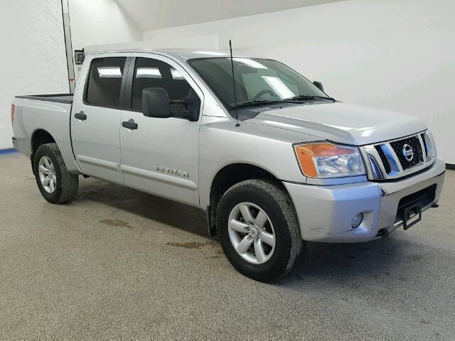 1N6BA0EC3BN308257 - 2011 NISSAN TITAN S SILVER photo 1