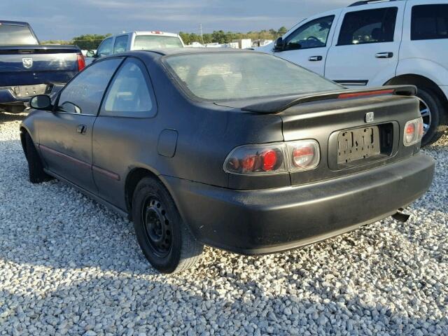 2HGEJ1122SH519527 - 1995 HONDA CIVIC EX BLACK photo 3