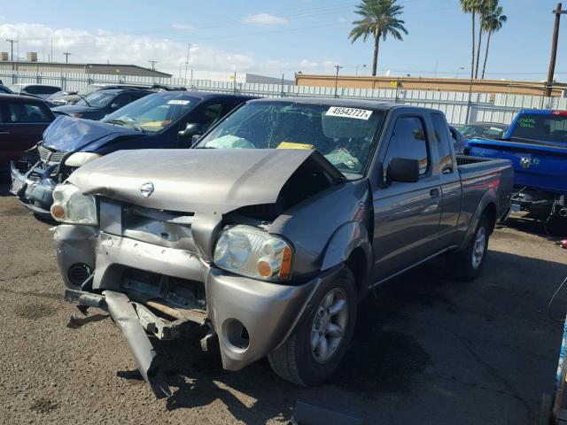 1N6DD26T43C466792 - 2003 NISSAN FRONTIER K GRAY photo 2