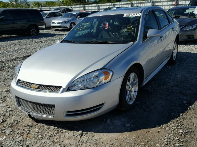 2G1WB5E33F1121874 - 2015 CHEVROLET IMPALA LIM SILVER photo 2