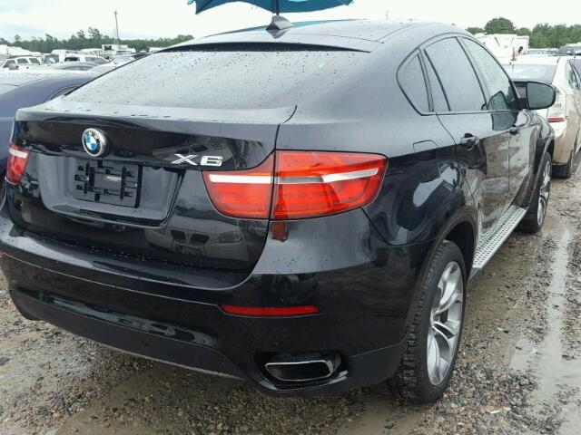 5UXFG8C5XDL591050 - 2013 BMW X6 XDRIVE5 BLACK photo 4