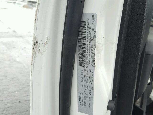 3C6JR6AT8HG587178 - 2017 RAM 1500 ST WHITE photo 10