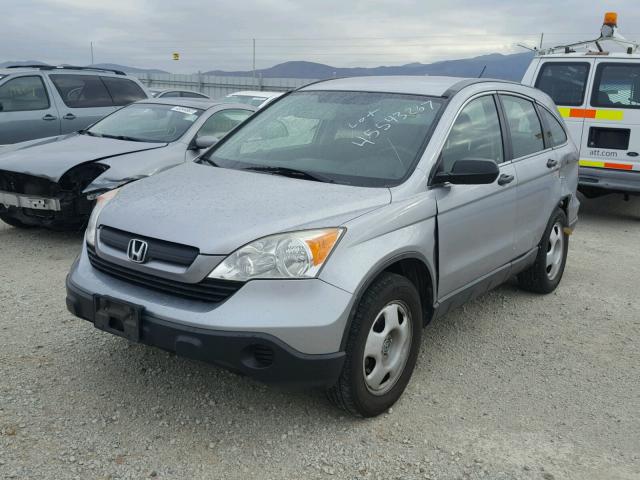 JHLRE383X8C001324 - 2008 HONDA CR-V LX SILVER photo 2