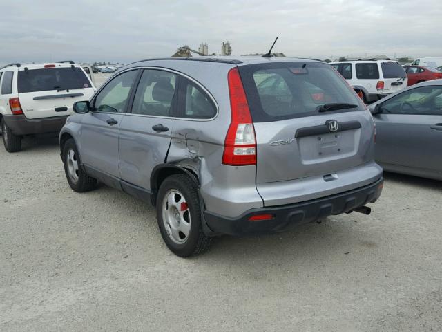 JHLRE383X8C001324 - 2008 HONDA CR-V LX SILVER photo 3