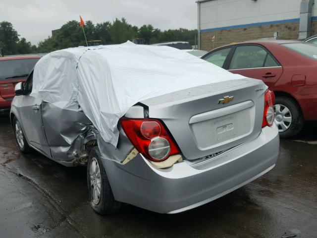 1G1JA5SH6C4160276 - 2012 CHEVROLET SONIC LS SILVER photo 3