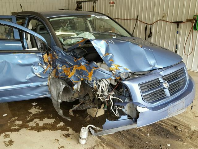 1B3HB28B77D261953 - 2007 DODGE CALIBER BLUE photo 10