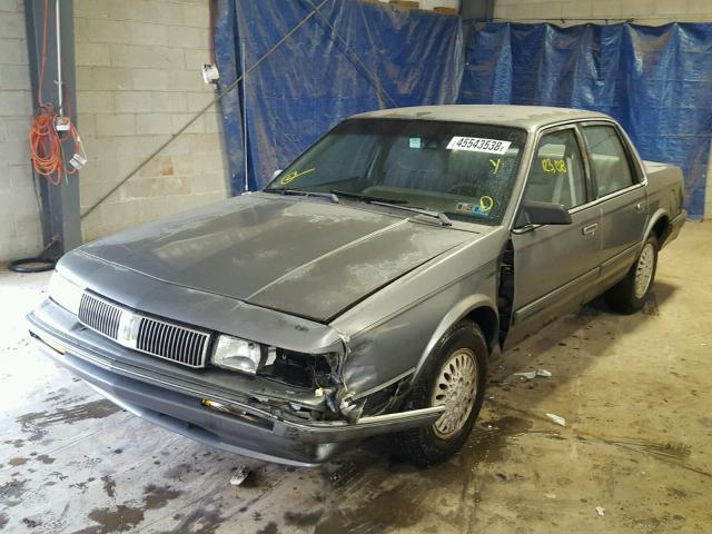 1G3AG55N4P6352037 - 1993 OLDSMOBILE CUTLASS CI GRAY photo 2