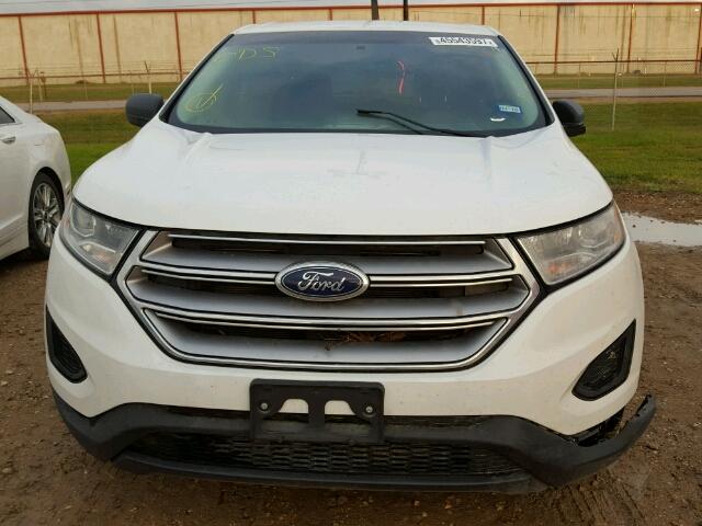 2FMPK3G99GBB43533 - 2016 FORD EDGE SE WHITE photo 9