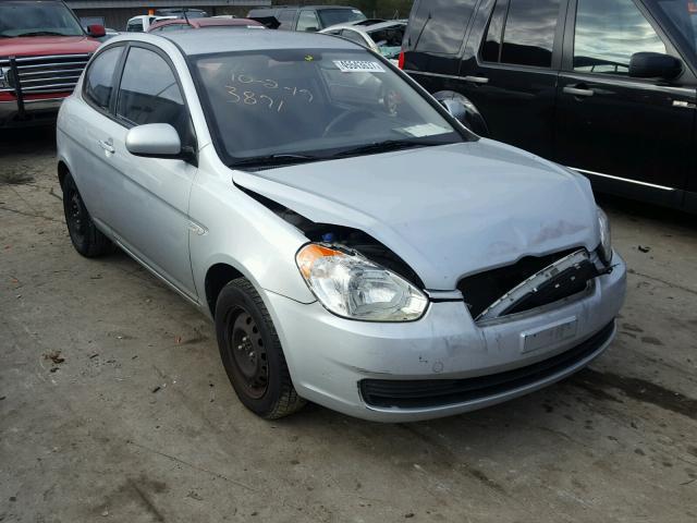 KMHCM3AC5AU160876 - 2010 HYUNDAI ACCENT BLU SILVER photo 1