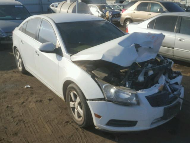 1G1PE5SC7C7110908 - 2012 CHEVROLET CRUZE LT WHITE photo 1