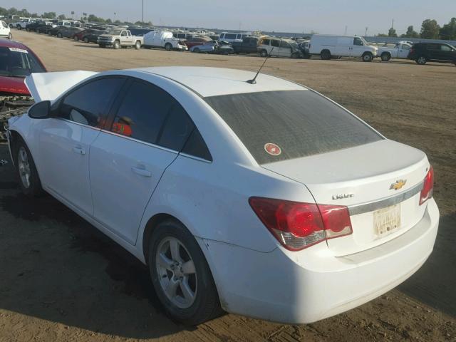 1G1PE5SC7C7110908 - 2012 CHEVROLET CRUZE LT WHITE photo 3