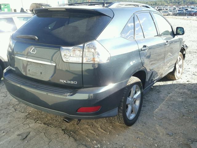 2T2GA31U25C038188 - 2005 LEXUS RX 330 GREEN photo 4