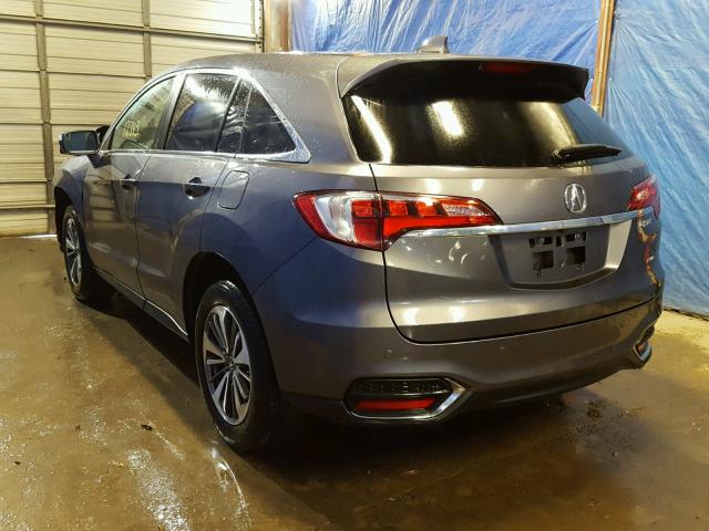 5J8TB4H71HL028580 - 2017 ACURA RDX ADVANC CHARCOAL photo 3