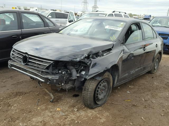3VW2K7AJ2FM427752 - 2015 VOLKSWAGEN JETTA BASE 黑色 照片 2