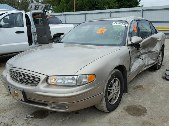 2G4WB55K411202708 - 2001 BUICK REGAL LS BEIGE photo 2