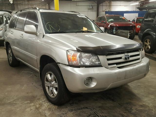 JTEDP21A550050671 - 2005 TOYOTA HIGHLANDER SILVER photo 1