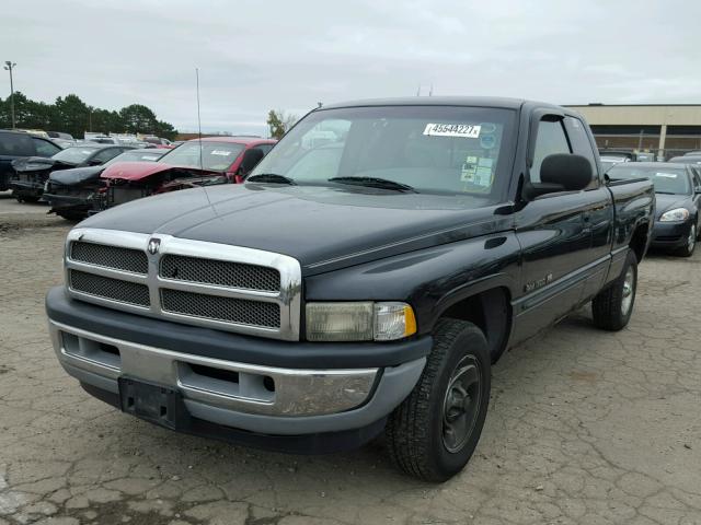 3B7HC13Y71G766080 - 2001 DODGE RAM 1500 BLACK photo 2