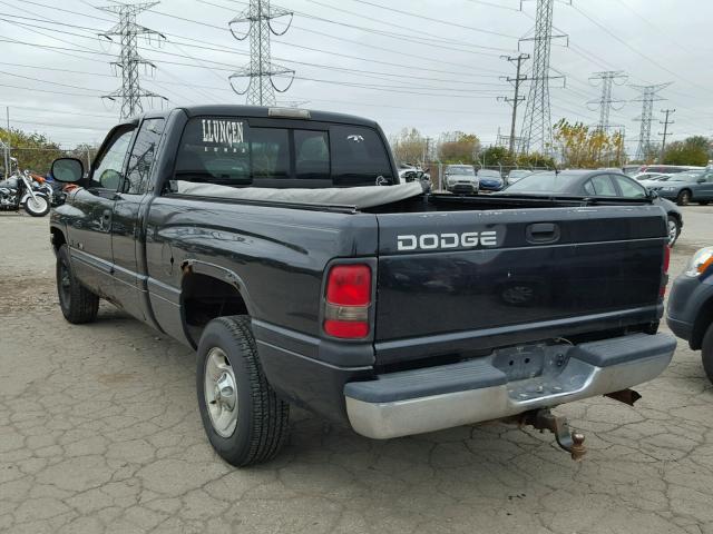 3B7HC13Y71G766080 - 2001 DODGE RAM 1500 BLACK photo 3