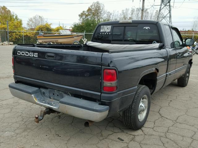 3B7HC13Y71G766080 - 2001 DODGE RAM 1500 BLACK photo 4