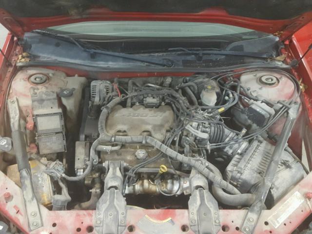 2G1WF52E249230433 - 2004 CHEVROLET IMPALA 红色 照片 7