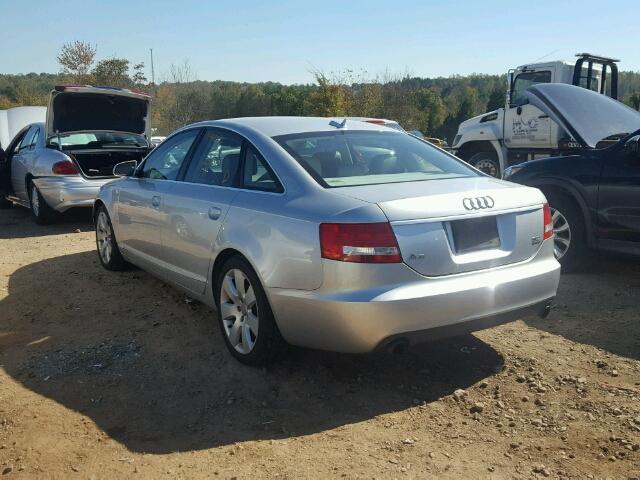 WAUDT74F55N049928 - 2005 AUDI A6 SILVER photo 3