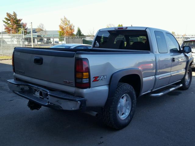 2GTEK19T641220403 - 2004 GMC NEW SIERRA BROWN photo 4