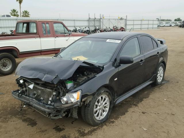 JA32U2FU8BU021658 - 2011 MITSUBISHI LANCER ES/ BLACK photo 2