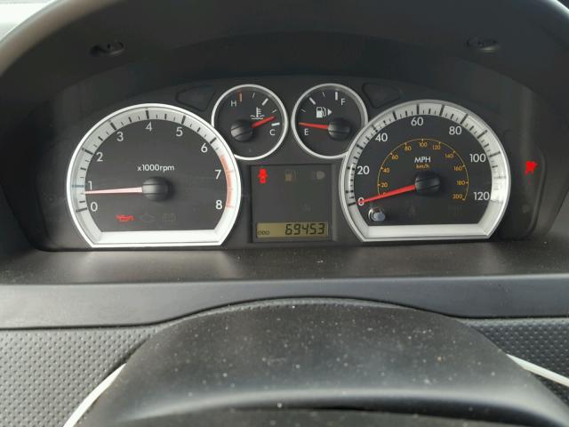 KL1TD56627B170490 - 2007 CHEVROLET AVEO BASE Szary zdjęcie 8