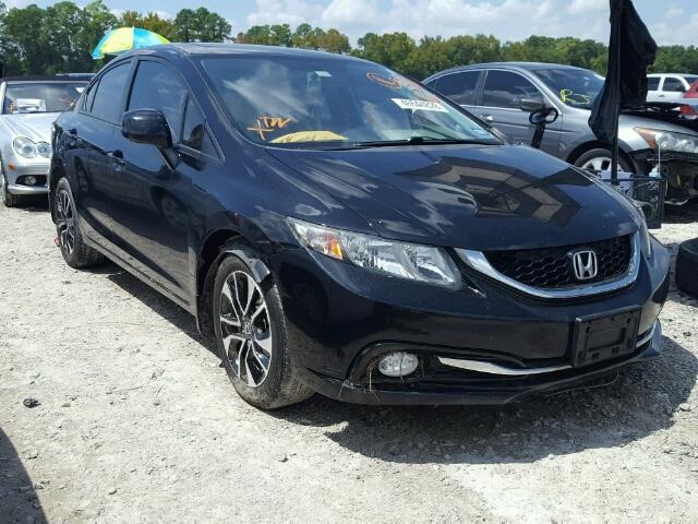 19XFB2F96DE046077 - 2013 HONDA CIVIC EXL BLACK photo 1