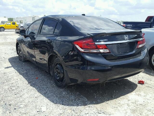 19XFB2F96DE046077 - 2013 HONDA CIVIC EXL BLACK photo 3